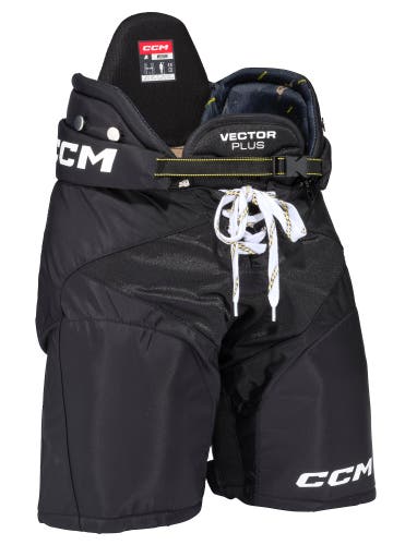 NEW CCM Tacks Vector Plus Pants, Black, Jr. Large