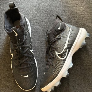 Nike Alpha Huarache NXT MCS Black/White Baseball Cleats Size 12