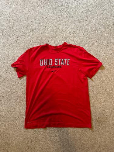 OSU Lacrosse Used Men's Nike Shirt