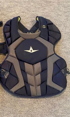 Adult Navy Blue All Star Catcher’s Chest Protector