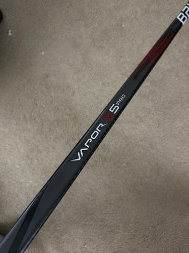 Barely Used Extended Intermediate Bauer Vapor X5 Pro Left Hand Hockey Stick P92