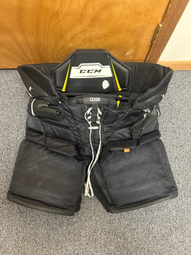 Used Senior CCM Axis Pro Hockey Goalie Pants