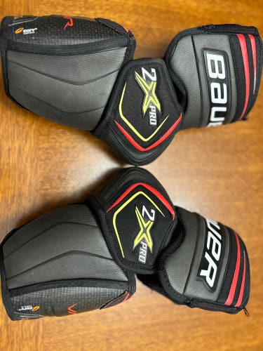 Used Bauer Vapor 2x Pro LG Ice Hockey Elbow Pads