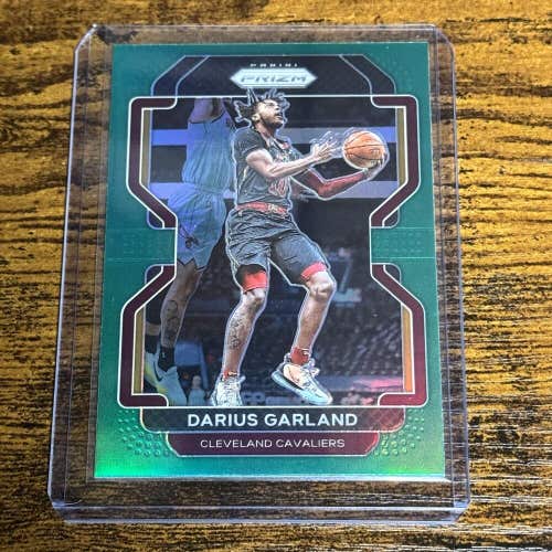 Darius Garland Cleveland Cavaliers 2021-22 NBA Prizm Green Base Card #226
