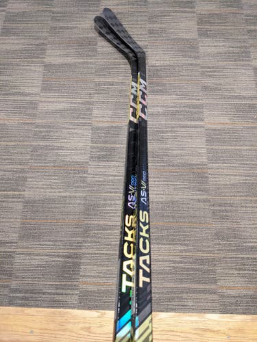 2-Pack New LH CCM Tacks AS-VI Pro (aka AS6 Pro) Hockey Sticks - 75 Flex / P90TM