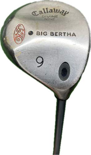 Callaway Big Bertha Divine Nine 9 Wood Regular Flex Graphite Shaft RH 41”L
