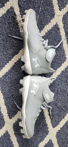Gray Used Size 4.5 (Women's 5.5) Under Armour High Top