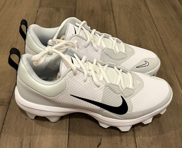 Size 8.5 Men’s Nike Force Trout 9 Pro MCS White Baseball Shoes Cleats