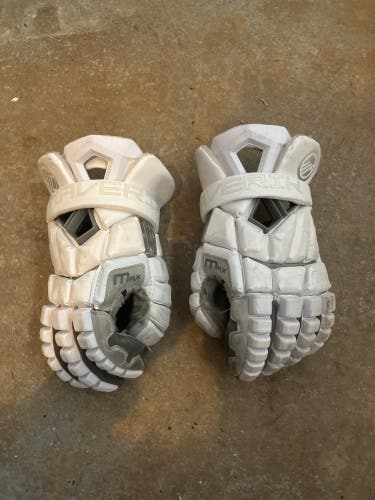 Maverik Max Lacrosse Gloves Used