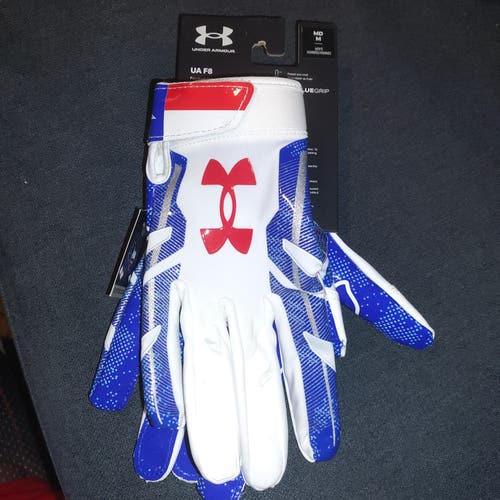 Under Armour F8 Novelty Football Gloves Texas Men Limited Edition Medium