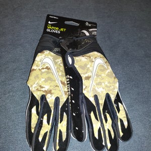 Men's Sz XL Nike NFL Vapor Jet 6.0 STS Salute To Service Camo Football Gloves