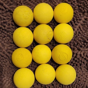12 Pack Lacrosse Balls (Yellow)