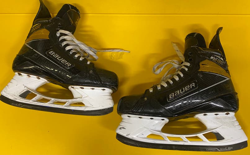 Used Senior Bauer Pro Stock 9 Supreme UltraSonic Hockey Skates