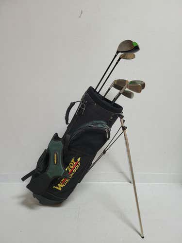 Used Warrior Custom Golf 8pc 8 Piece Regular Flex Graphite Shaft Men's Package Sets