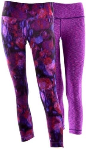 Active Life Womens Reversible 532215 Size Small Fuschia Athletic Leggings NWT