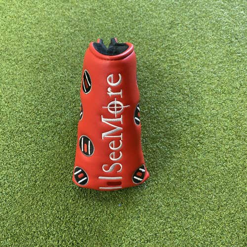 New SeeMore Blade Putter Headcover Red