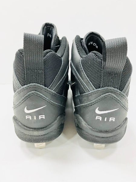 New Nike Air Show 3/4 Cleats mens baseball size 8 black steel shoes senior EU 41