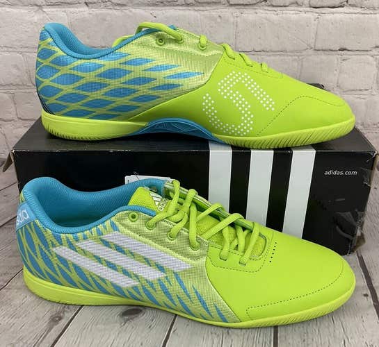Adidas F32546 freefootball SpeedKick Men's Indoor Soccer Shoes Slime Green US 12