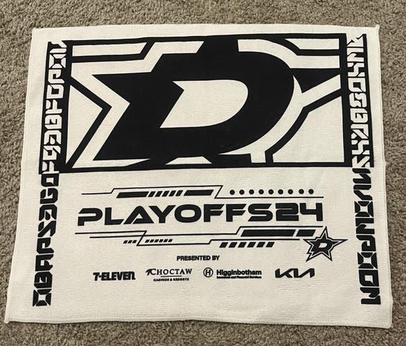 Dallas Stars 2024 NHL Playoffs Rally Towel Round 1 Game 7