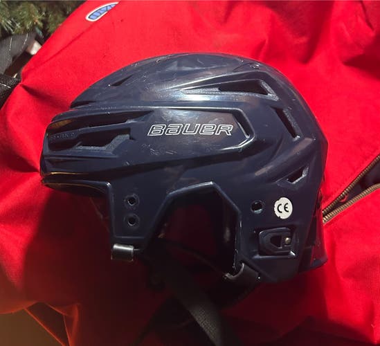 Used Medium Bauer Re-Akt 150 Helmet Navy