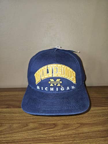 NEW Vintage Michigan Wolverines College University Sports NCAA Hat Cap Snapback