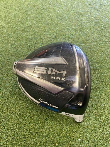 Used RH Taylormade Sim Max 12* Driver Head Only