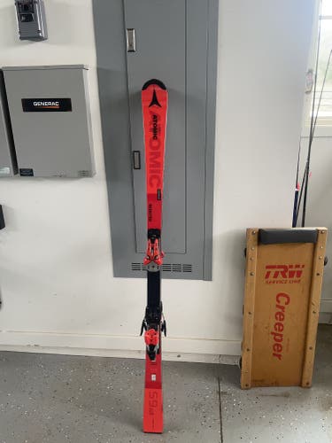 Used 2021 165 cm With Bindings Max Din 18 Redster FIS SL Skis