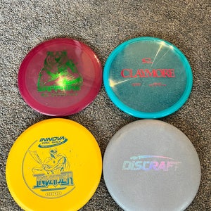 Disc golf four pack