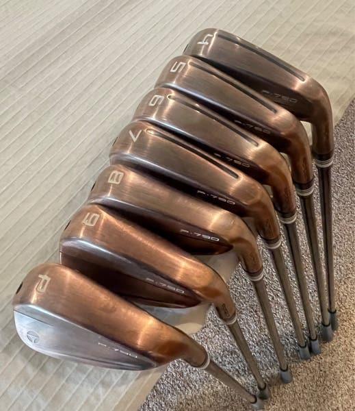 【最終値下げ】Taylormade P790 ('23) AGED COPPER NEW Taylormade P790 '23 Aged Copper Iron Set 4-P / KBS Tour