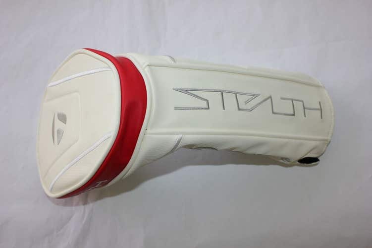 TALYORMADE STEALTH DRIVER HEADCOVER - WHITE