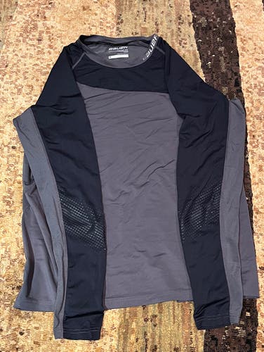 Gray Used Men's Bauer Shirt