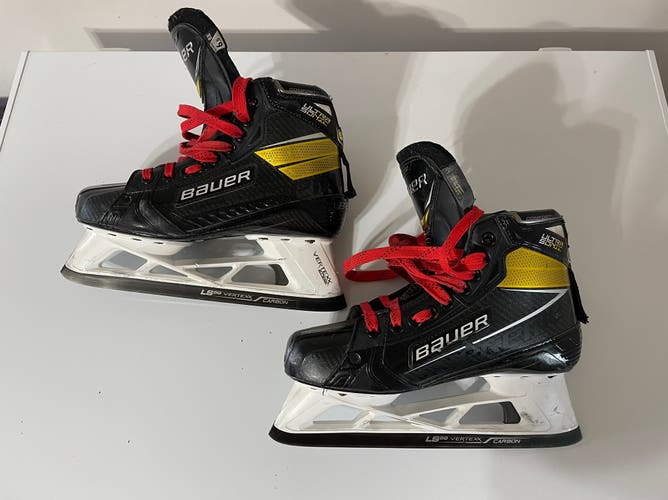 Used Senior Bauer Size 6.5 Supreme UltraSonic Hockey Goalie Skates