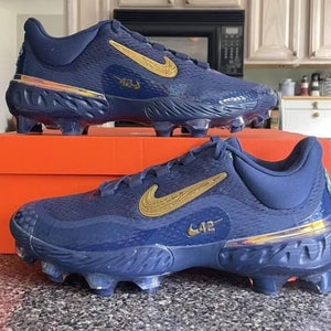 Nike Alpha Huarache Elite 4 Jackie Robinson MCS Cleats Size 10 Men’s FZ1362-400 Jordan