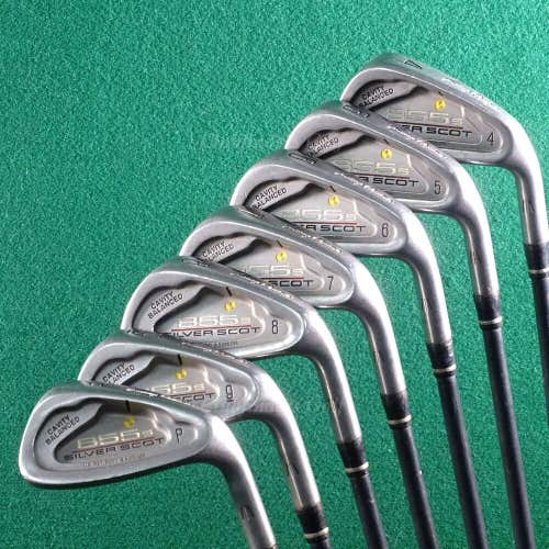 Tommy Armour 855s Silver Scot 4-PW Iron Set Factory G Force 2 Graphite Stiff