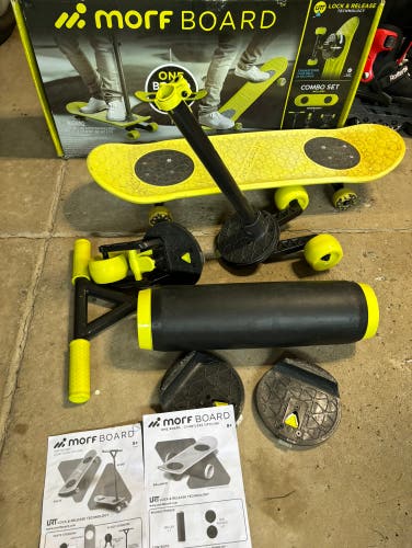 Morfboard Skateboard/Scooter Combo with Balance Option