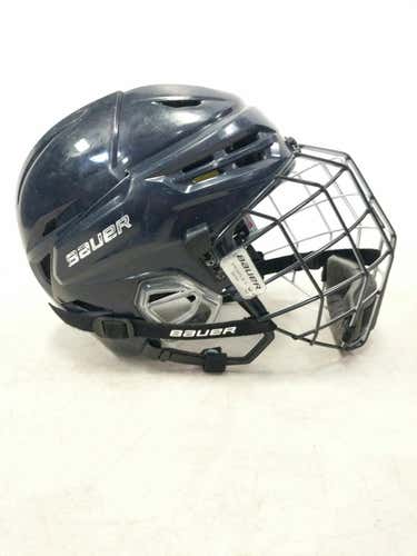 Used Bauer Re-akt 95 W Oreo Cage Lg Hockey Helmets