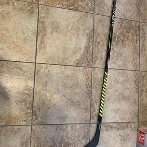 Used Senior Warrior Right Handed W28 Pro Stock Alpha QXT Pro Team Hockey Stick
