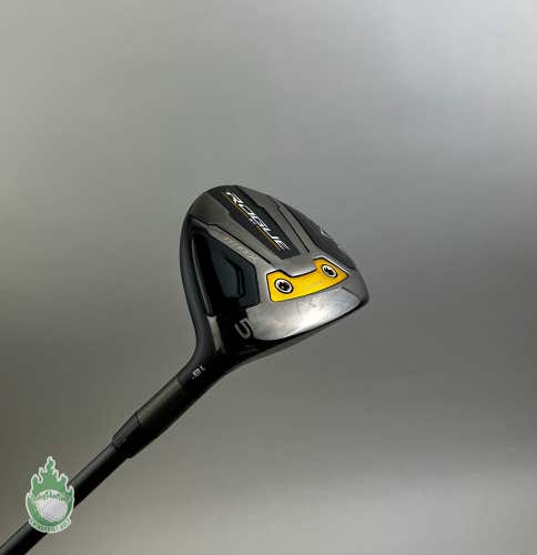 Used Callaway Rogue ST Max 5 Wood 18* HZRDUS 6.0 60g Stiff Graphite Golf Club