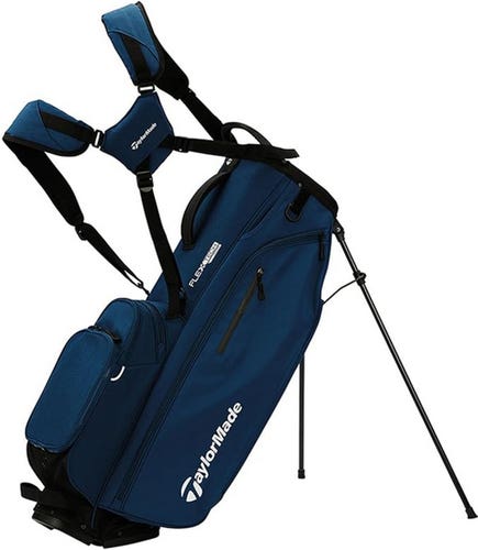 NEW 2024 TaylorMade Flextech Crossover Navy 14 Way Stand/Carry Bag