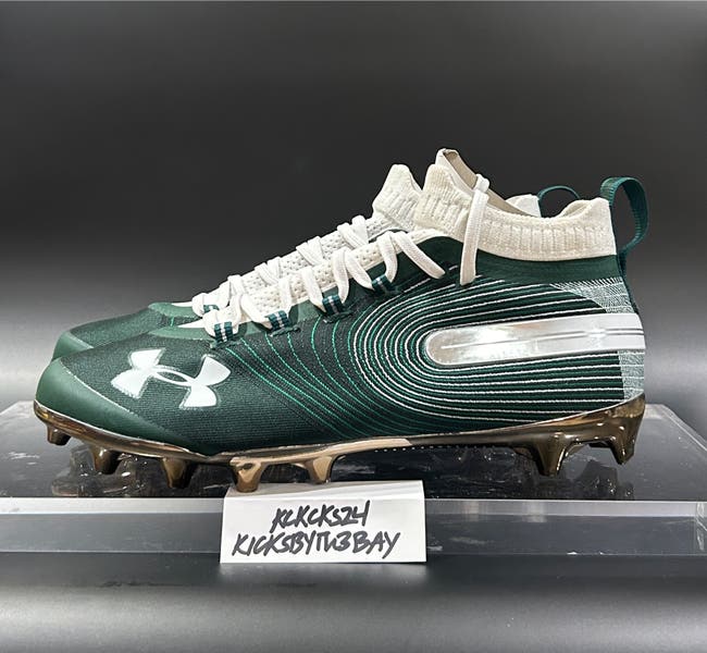 Under Armour Spotlight MC Football Cleats Green Size 12 Mens 