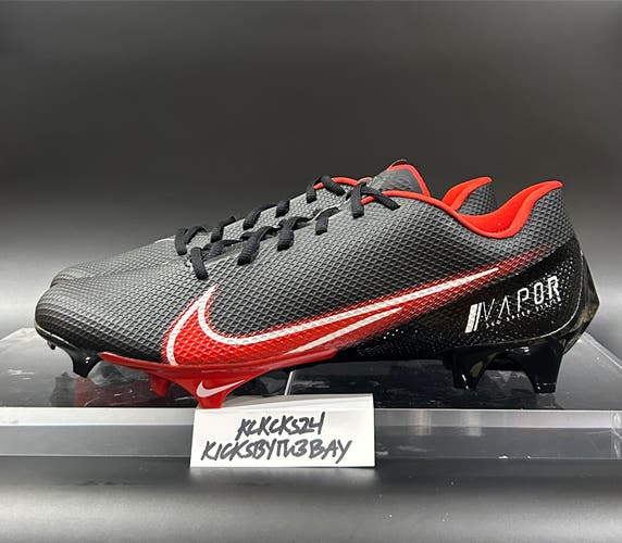 Nike Vapor Edge Speed 360 Football Cleats Black Red Size 11.5 Mens CV6349-008