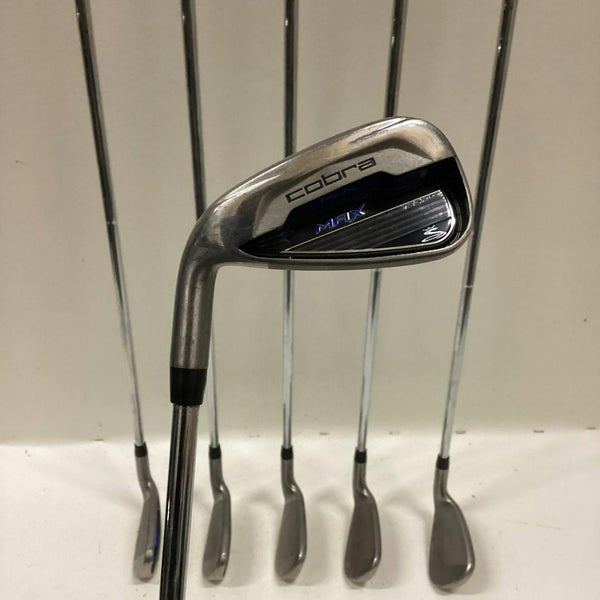 Used Cobra Max 4i-9i Regular Flex Steel Shaft Iron Sets