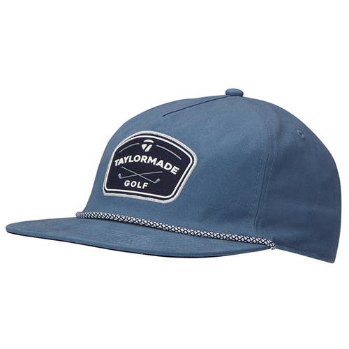 NEW 2024 TaylorMade LS Flatbill Rope Blue Snapback Golf Hat/Cap