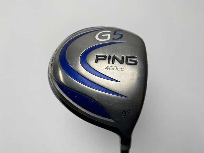 Ping G5 Driver 9* Grafalloy ProLaunch Blue 65g Stiff Graphite Mens RH