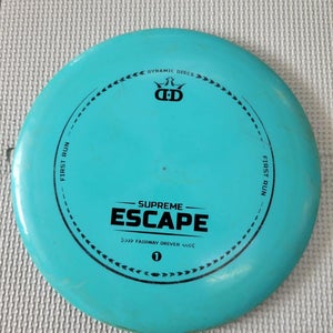Used Dynamic Discs Supreme Escape 174g Disc Golf Drivers
