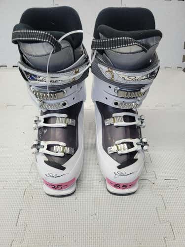 Used Salomon Alu Divine 250 Mp - M07 - W08 Women's Downhill Ski Boots