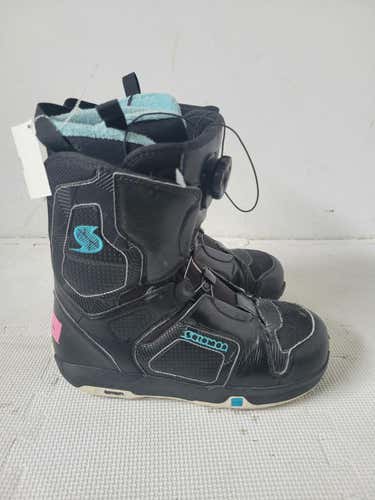Used Salomon Pearl Boa Wmns Boots 9.5 Senior 9.5 Women's Snowboard Boots