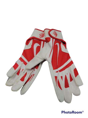 Used Nike Md Pair Batting Gloves