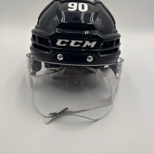 Used Colorado Avalanche Alternate Small CCM Pro Stock Tatar Super Tacks X Helmet