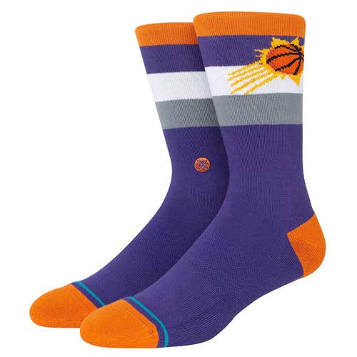Stance x Phoenix Suns ST Stance NBA Crew Socks Large Men 9-13